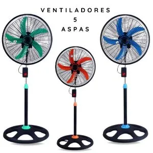 Ventiladores de Pedestal 5 Aspas en futura compra
