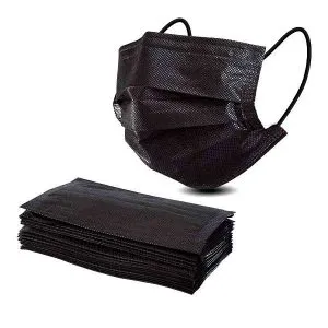 Mascarilla Quirúrgica Negra 3 Capas Insumin