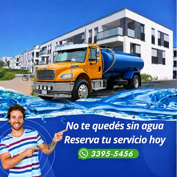 Agua Potable Domicilio Tegucigalpa Pipa de agua en Tegucigalpa para llenado de cisterna y abastecimiento de agua residencial